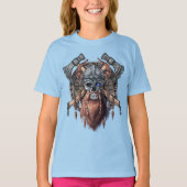 Viking Warrior Skull T-shirt (Voorkant)