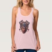 Viking Warrior Skull Tanktop (Voorkant)