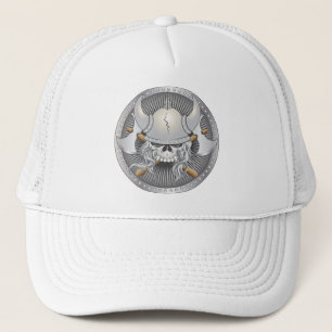 Viking Warrior Skull Trucker Pet