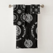 Viking Warrior Winged Helmet Bad Handdoek (Insitu)