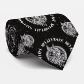 Viking Warrior Winged Helmet Stropdas (Opgerold)