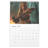 Viking Warrior Women – Strength & Saga Kalender (Feb 2027)