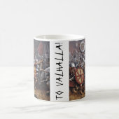 Viking Warriors charge Battle Coffee Mok (Center)