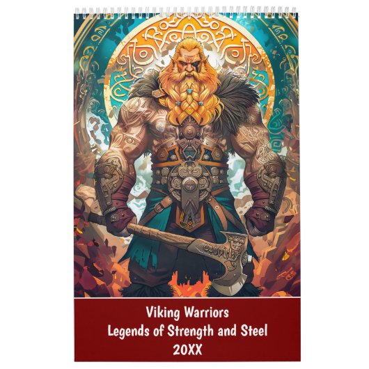 Viking Warriors – Legends of Strength and Steel Kalender (Hoes)