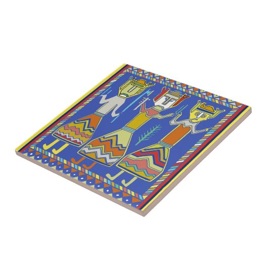 Viking Warriors Tegeltje (Zijkant)