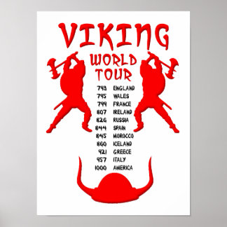 Viking Wereld Tour Poster