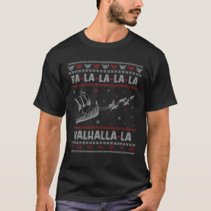 Viking Winter Sneeuw Grappig Kerstman Lelijk Chris T-shirt