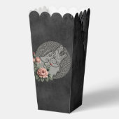 Viking Wolf en Rozen. Een gestileerde wolfskop, Bedankdoosjes (Voorkant)