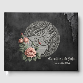 Viking Wolf en Rozen. Een gestileerde wolfskop, Gastenboek