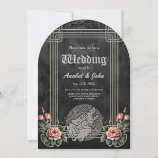 Viking Wolf en Rozen. Een gestileerde wolfskop, Kaart