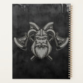 Viking Wolf en Rozen. Een gestileerde wolfskop, Planner (Achterkant)