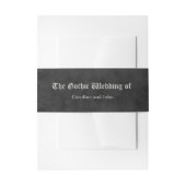 Viking Wolf en Rozen. Een gestileerde wolfskop, Uitnodigingen Wikkel (Voorkant Voorbeeld)