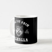 Viking Wolf Van Odin Valhalla Koffiemok (Voorkant links)