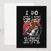 Viking Woman Norse Mythology Warrior Norway Gift Kaart (Voorkant / Achterkant)