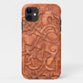 Viking wood carving Case-Mate iPhone case (Achterkant)