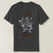 Viking Word krijger geen werkster T-shirt (Design voorkant)
