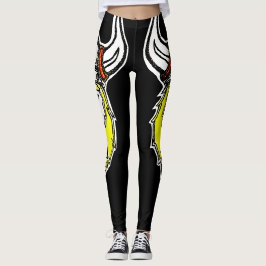 Viking Workout Yoga-Leggings Leggings (Voorkant)