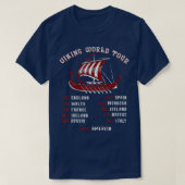 Viking World onze 793-1066 Drakkar Dragon Ship Vik T-shirt (Design voorkant)
