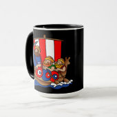Viking* World Tour        MugRoliga Viking mugg Mok (Voorkant links)