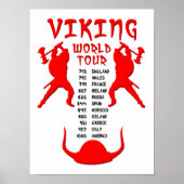 Viking World Tour Poster (Voorkant)