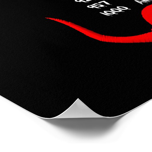 Viking World Tour Poster Sign. (Hoek)