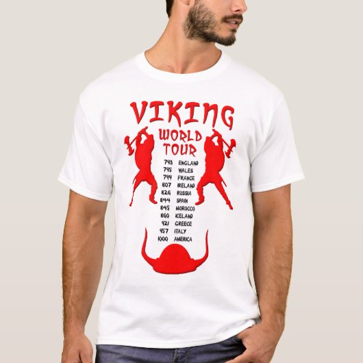 Viking World Tour Shirt Front (Voorkant)
