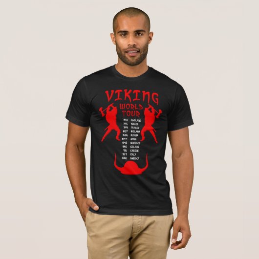 Viking World Tour Shirt Front (Voorkant volledig)