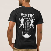 Viking World Tour Shirt Terug (Achterkant)