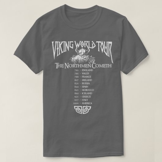 Viking World Tour T-shirt (Design voorkant)
