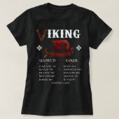 Viking World Tour Viking Ship T-shirt (Design voorkant)