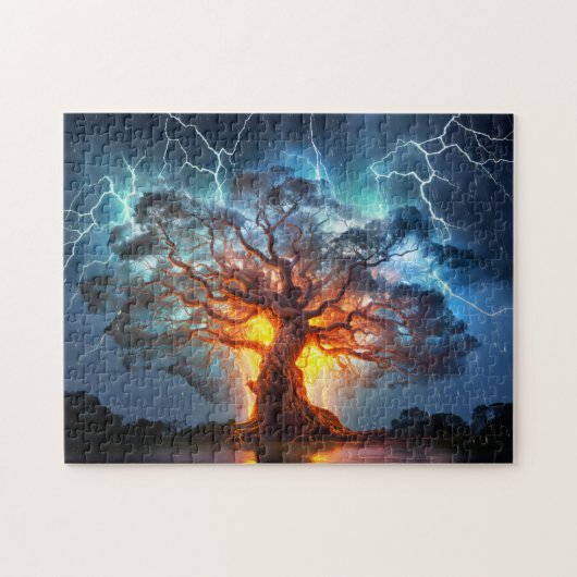 Viking World tree Yggdrasil at Ragnarok Legpuzzel (Horizontaal)