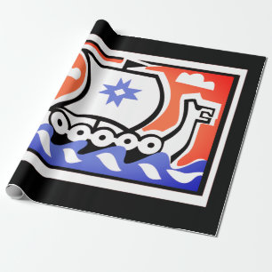 Viking Wrapping Paper Cadeaupapier