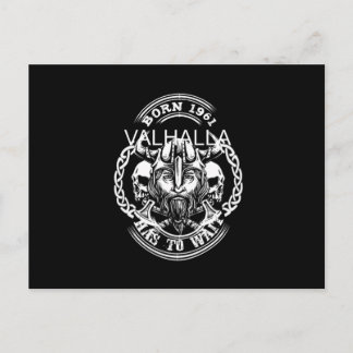 Viking Year of Birth 61 "Valhalla moet wachten" Briefkaart