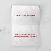 Viking Yule Feestdagen Kaart (Binnen)