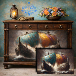 Viking Zeilen Botsen Decoupage Tissuepapier