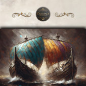 Viking Zeilen Botsen Decoupage Tissuepapier