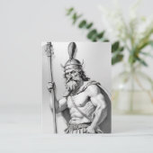 Vikingbewaarder. Briefkaart (Staand voorkant)