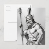 Vikingbewaarder. Briefkaart (Voorkant / Achterkant)