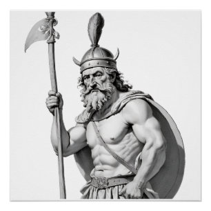 Vikingbewaarder. Perfect Poster