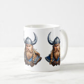 Vikingen Noordse Man Koffiemok (Voorkant rechts)