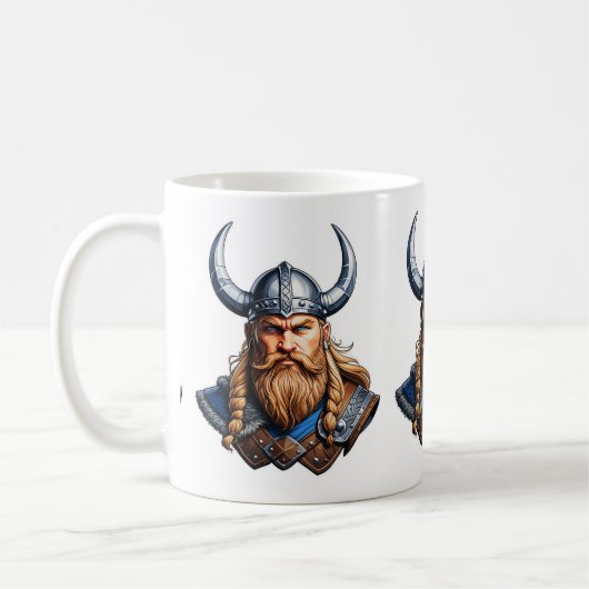 Vikingen Noordse Man Koffiemok (Links)