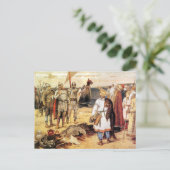 Vikingen op de Shore Briefkaart (Staand voorkant)