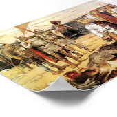 Vikingen op de Shore Poster (Hoek)