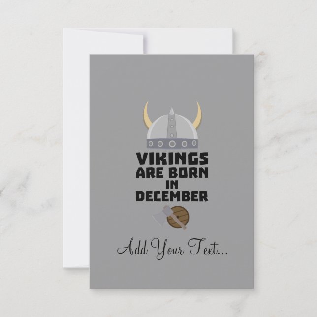 Vikingen worden geboren in december Zzun4 (Voorkant)
