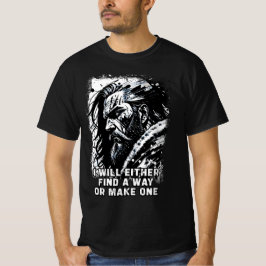 Vikingkrijger Noordse Mythologie Krachtige woorden T-shirt