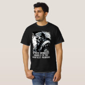 Vikingkrijger Noordse Mythologie Krachtige woorden T-shirt (Voorkant volledig)