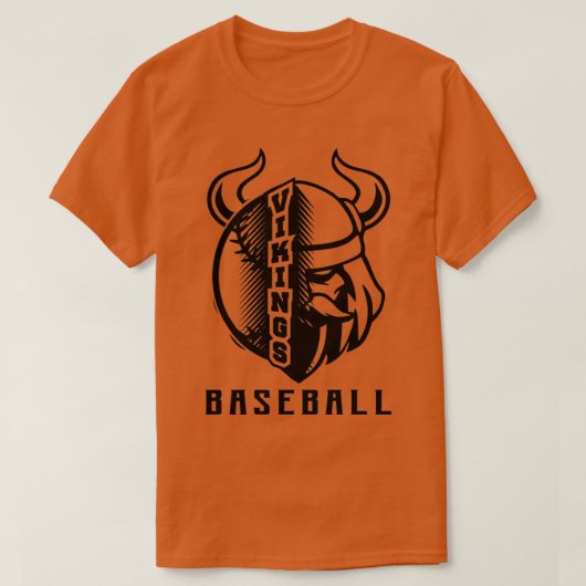 Vikings Baseball Sport Sticker T-shirt (Design voorkant)