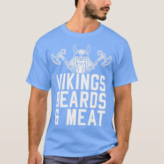Vikings Beards en Vlees van grappige reuzenbonen T-shirt