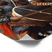 Vikings beschuldigt de strijd in poster (Hoek)