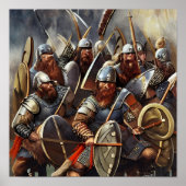 Vikings beschuldigt de strijd in poster (Voorkant)